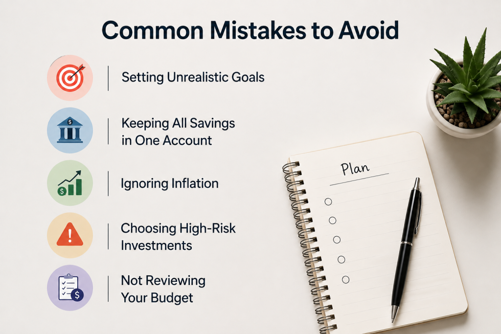 Common Mistakes to Avoid for short term savings